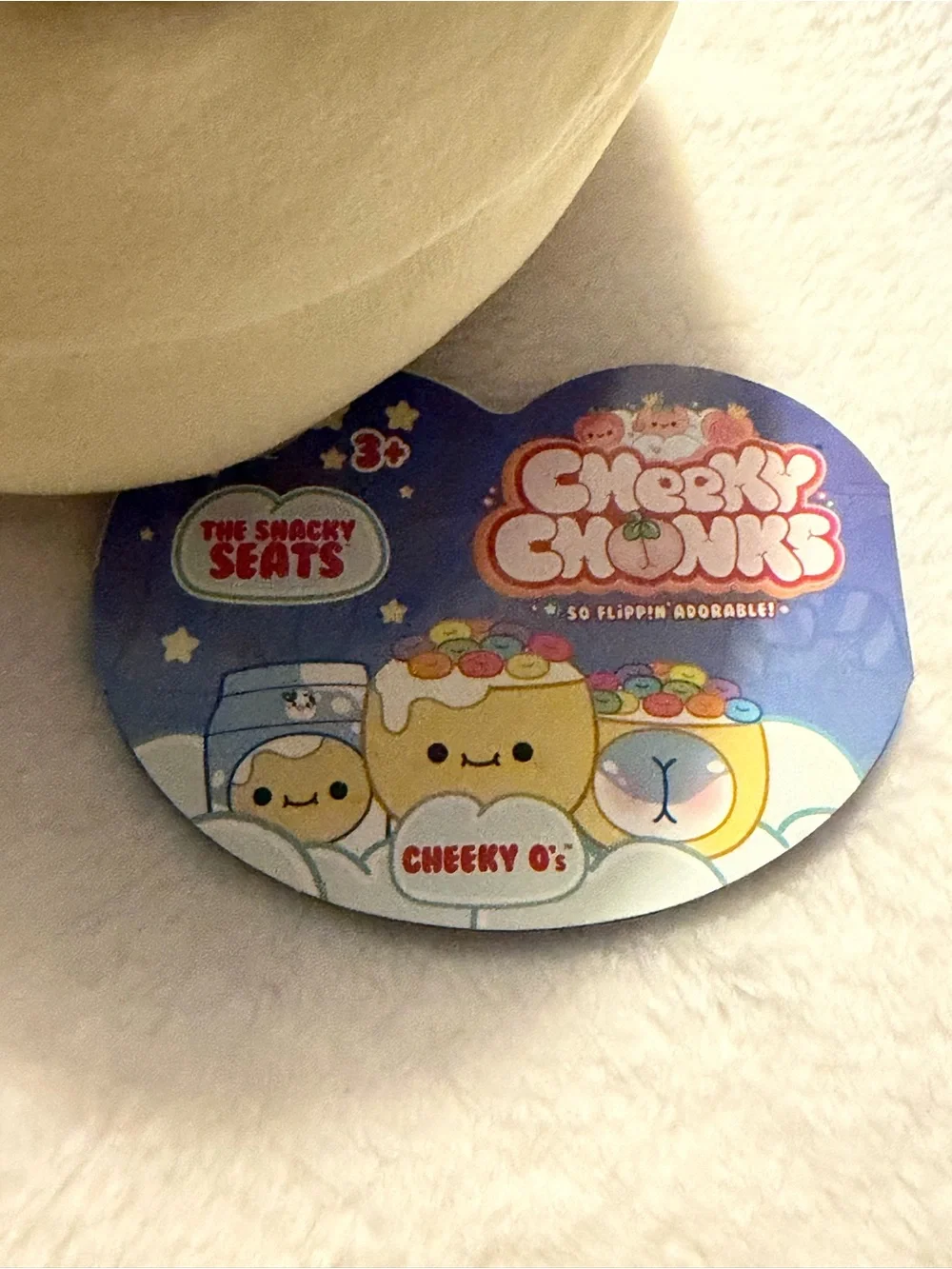 Cheeky Chonks Cheeky O's 4.5”Reversible Plush